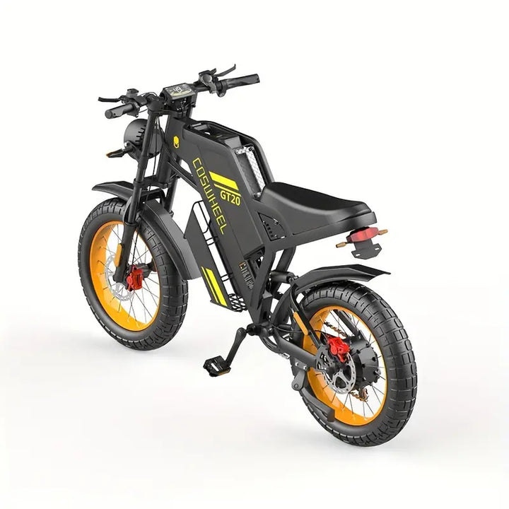 Bicicleta eléctrica para adultos Bicicleta de cross eléctrica con batería extraíble de 48 V/25 Ah, motocicleta eléctrica GT20 con 7 velocidades, bicicleta de montaña eléctrica todoterreno con neumáticos gruesos de 20 pulgadas y 4.0