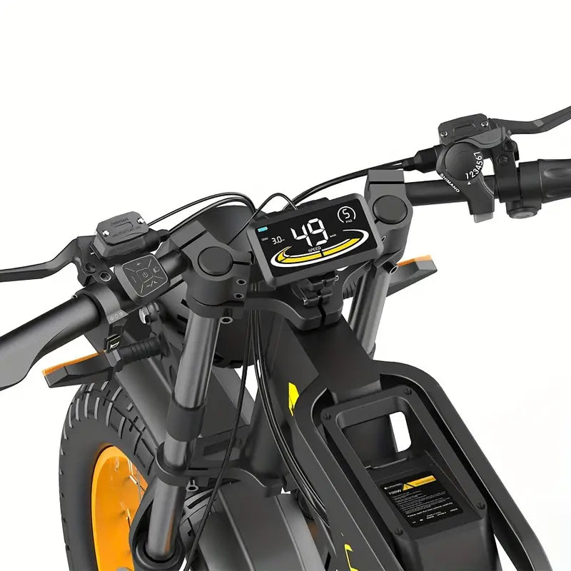 Bicicleta eléctrica para adultos Bicicleta de cross eléctrica con batería extraíble de 48 V/25 Ah, motocicleta eléctrica GT20 con 7 velocidades, bicicleta de montaña eléctrica todoterreno con neumáticos gruesos de 20 pulgadas y 4.0