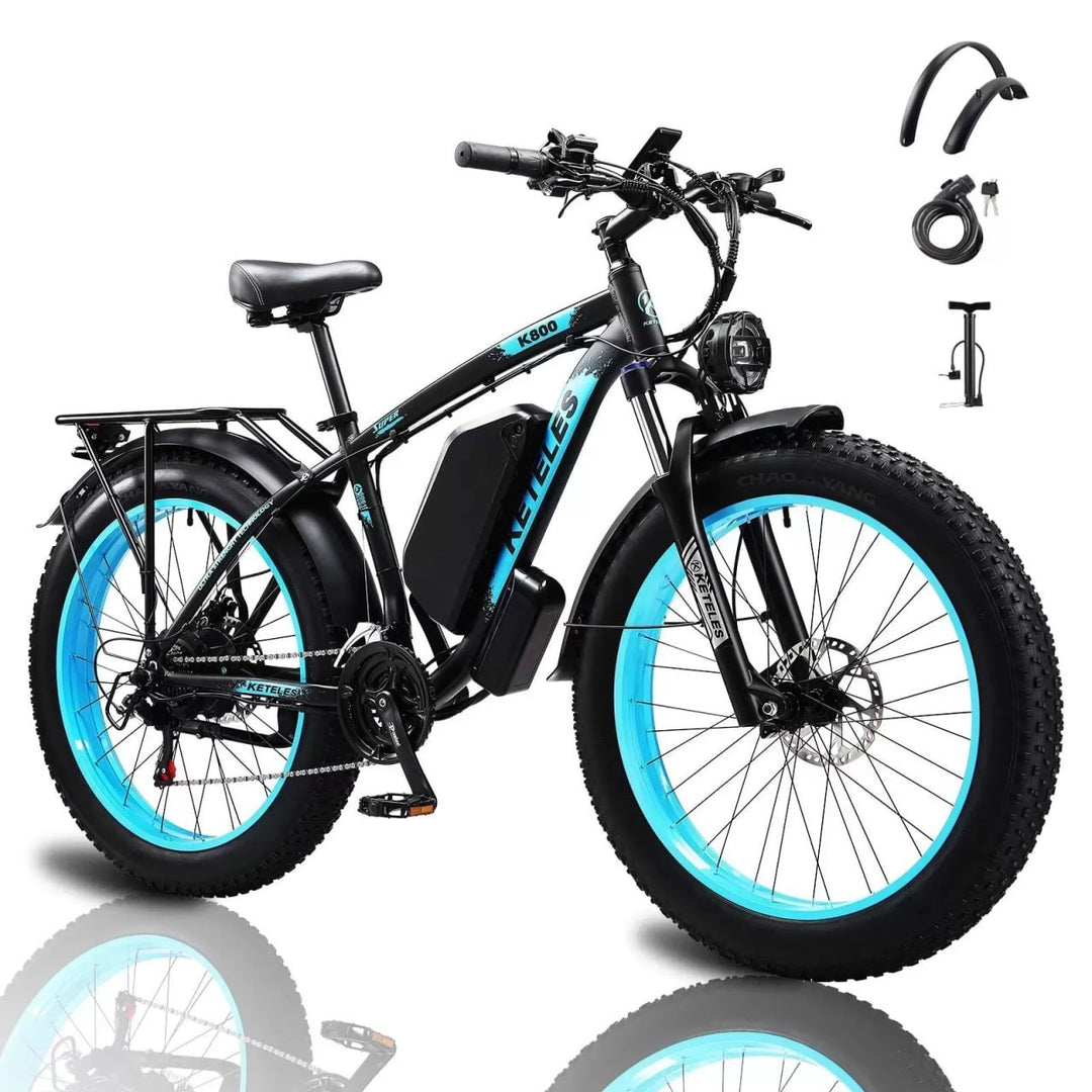 ✨ELECTRIC BIKE FOR ADULTS,1000W ELECTRIC BICYCLES 48V17.5AH 27MPH FAT TIRE ELECTRIC BICYCLE 26